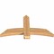 Ekena Millwork Bellingham Timber Gable Bracket, Western Red Cedar, 48"W x 26"H x 3 1/2"D x 5 1/2"F, 13/12 Pitch GBW048X26X0406BEL00SWR - alternate 3